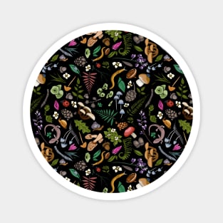 Flora and Fauna From The Redwood Forest Floor Magnet